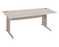 Scrivania Bruneau Excellens gambe ad L in legno