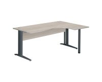 <translated text>
Compact Bruneau Excellens desk with metal L base