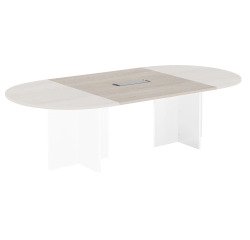 Uitbreiding voor moduleerbare tafel met top access en kruisvormige poot Bruneau Excellens