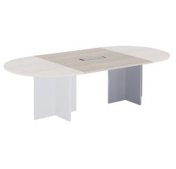 Prolunga L 120 x P 120 cm per tavolo modulare con top Access integrato gambe a croce Excellens