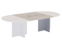 Extension pour table modulable avec Top Access intégré pieds croix Excellens