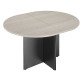 Table de réunion ovale modulable L140 x P 120 cm pieds croix Excellens