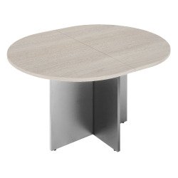 Table de réunion ovale modulable L140 x P 120 cm pieds croix Excellens
