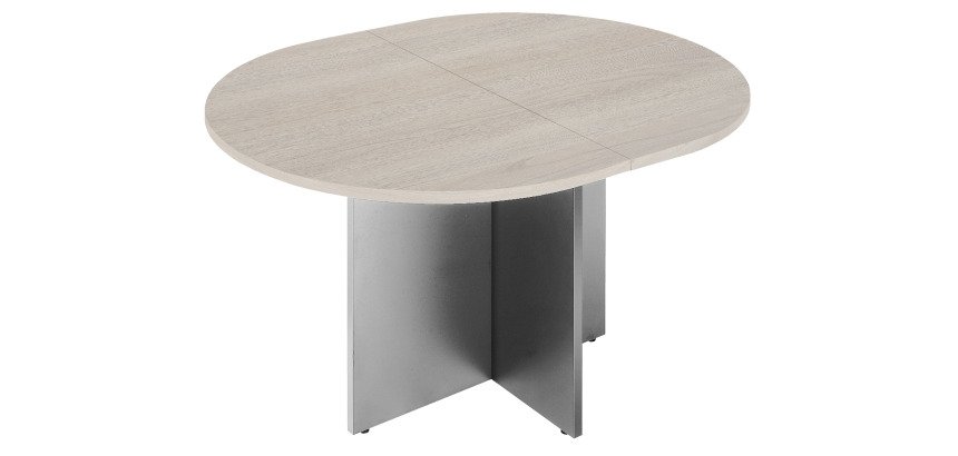 Modulaire vergadertafel L140 cm Excellens kruis onderstel