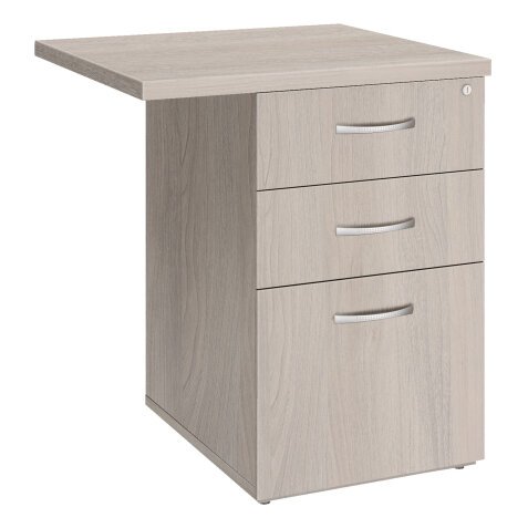 Mobile drawer cabinet angle wood 3 drawers Excellens