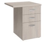 Caisson hauteur bureau 3 tiroirs avec extension Excellens