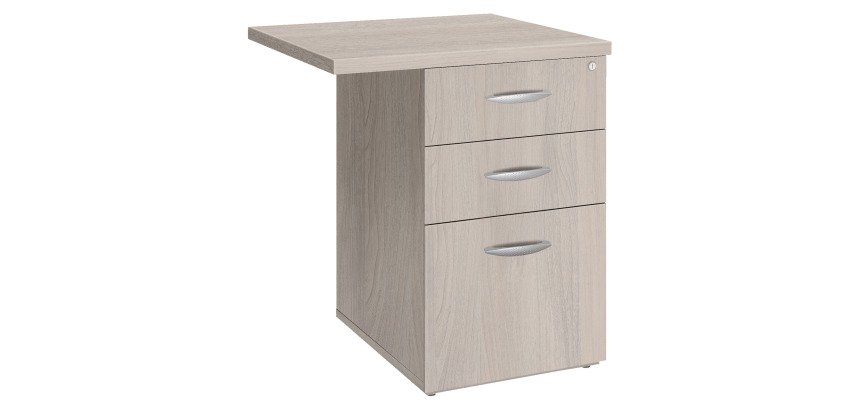 Caisson hauteur bureau 3 tiroirs avec extension Excellens