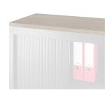 Afwerkingsplaat B 120 x D 45 cm voor metalen kast 