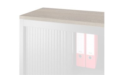 Encimera de madera para armarios metálicos An. 120 x Fon. 45 cm