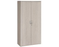 Armoire haute bois portes battantes H 200 x L 100 cm Essens