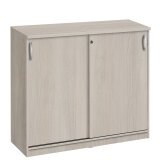 Mobile basso in legno porte scorrevoli H 104 x L 120 cm Excellens