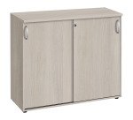 Mobile basso in legno porte scorrevoli H 104 x L 120 cm Excellens