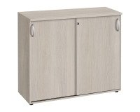 Mobile basso in legno porte scorrevoli H 104 x L 120 cm Excellens