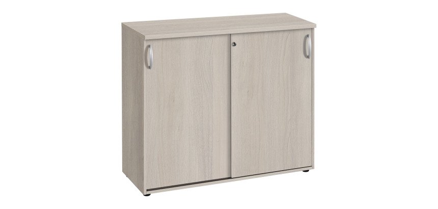 Mobile basso in legno porte scorrevoli H 104 x L 120 cm Excellens