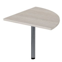 Angle de liaison 90° plateau chêne gris pied tube Essens