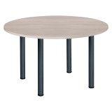 Table de réunion L 120 cm 4 piètements tube métal Excellens