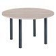 Meeting table with 4 metal tube legs Excellens