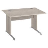 Bureau droit L 120 cm piètement bois en L Essens