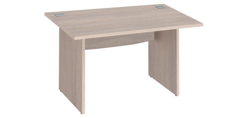 Bureau droit L 140 cm piètement plein Essens