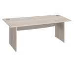 Bureau droit L 180 cm piètement plein Essens