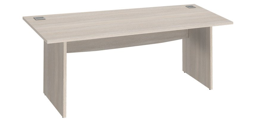 Bureau droit L 180 cm piètement plein Essens