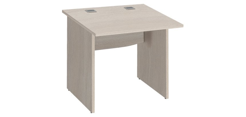 Bureau droit L 80 cm piètement plein Essens