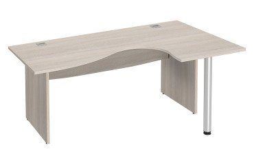 Scrivania compatta base legno pieno con allungo Excellens