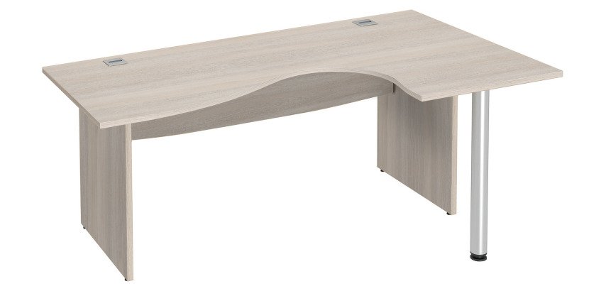 Bureau compact piètement plein bois Bruneau Excellens