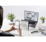 Rocketbook Flip Executive bloc-notes réutilisable A5 Infinity black