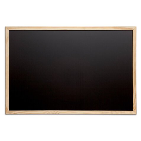 Tableau noir pour craie cadre bois 60 x 90 cm Maul