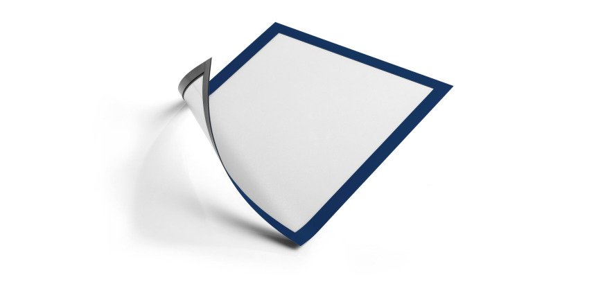 Pochette magnétique Duraframe Durable pour document A4 - Lot de 5