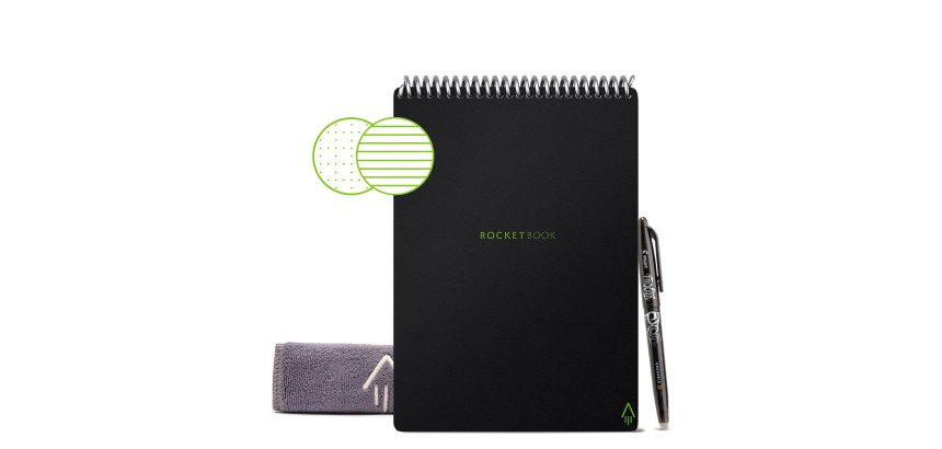 Rocketbook Flip Executive bloc-notes réutilisable A5 Infinity black