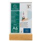 Expositor de sobremesa A6 doble cara base madera