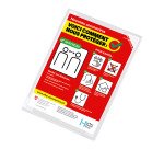 Pochette adhésive A4 Kang Easy Clic antimicrobienne Tarifold - Paquet de 5