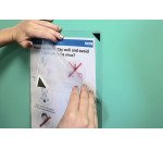 Pochette adhésive A4 Kang Easy Clic antimicrobienne Tarifold - Paquet de 5