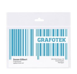 Badges Djois by Tarifold 70 x 100 mm - Lot de 10