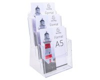 Expositor dispensador de mesa 3 compartimentos A5 Exacompta