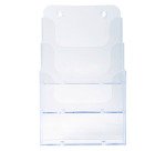 Présentoir distributeur de table 3 cases A5 Exacompta