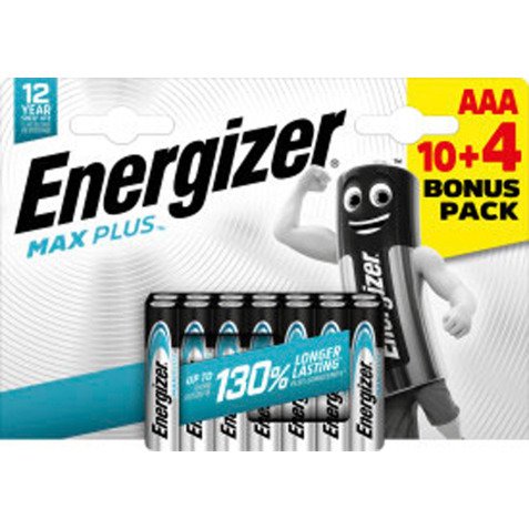 Pile alcaline Energizer Max Plus AAA 14 unità Ministilo