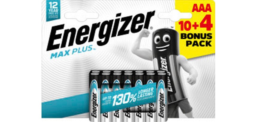 Pile alcaline Energizer Max Plus AAA 14 unità Ministilo