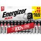 Pile alcaline Energizer Max AA lr6 2550 mah alcalino 1.5 v 12 12 unità