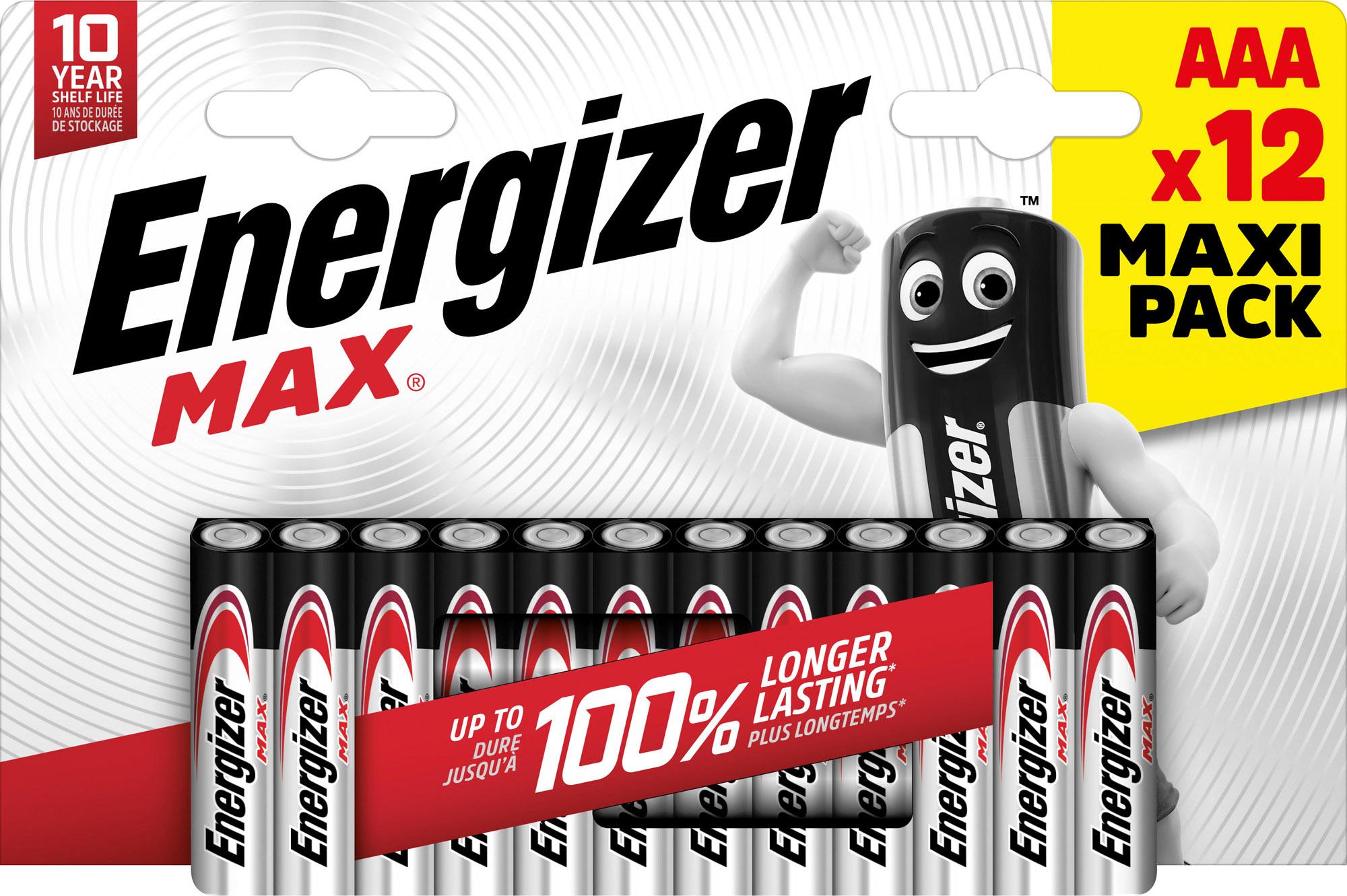 Pilas Alcalinas AAA 2 UN Energizer Max Plus