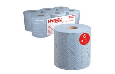 Bobine essuyage industriel Wypall 7407 bleue - Lot de 6