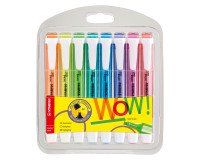 Subrayador STABILO Swing Cool colores surtidos Fluo - Paquete de 8