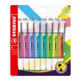 Textmarker Stabilo Swing Cool Farbsortiment Fluo - Etui mit 8 Stück
