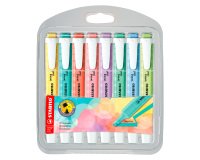Subrayador STABILO Swing Cool colores surtidos pastel - Estuche de 8