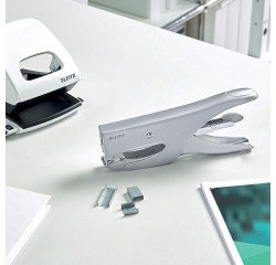 Grapadora de pinza Leitz 5549 - Grapas 24/6 y 26/8 - Capacidad de 40 hojas