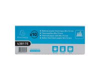 Rollos de papel térmico Exacompta 43817E - L 80 mm x L 76 m, Ø 72 mm - 1 capa(s) - paquete de 10