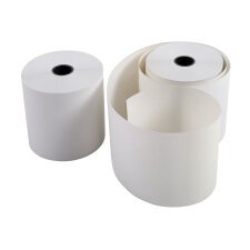 Rollen voor kastickets of rekenmachines Exacompta 40651E - 57 x 60 mm L 30 m 60 g - 1 plooi - pack van 10 stuks