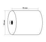 Bobines caisses Exacompta 40358E - l 76 mm x L 25 m, Ø 70 mm - 2 pli(s) - paquet de 10